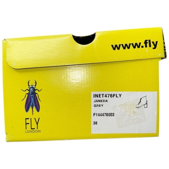 |NIB| FLY LONDON Inet Janeda Leather Lace Up Ankle Boots - Picture 9 of 10